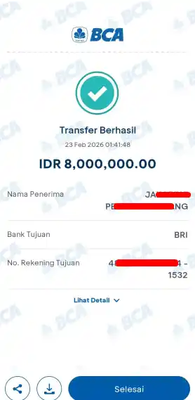Bukti Transfer