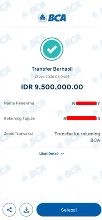 Bukti Transfer