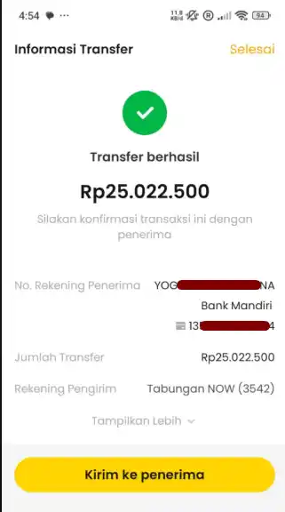 Bukti Transfer