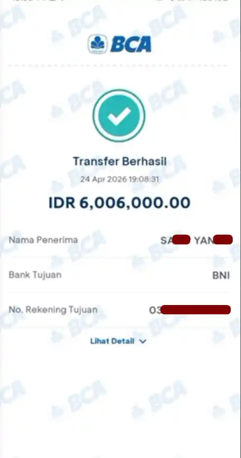 Bukti Transfer