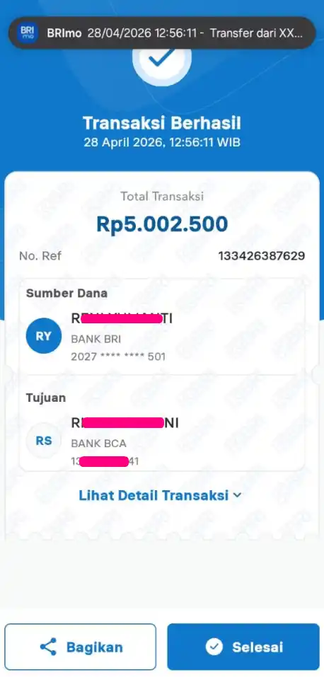 Bukti Transfer