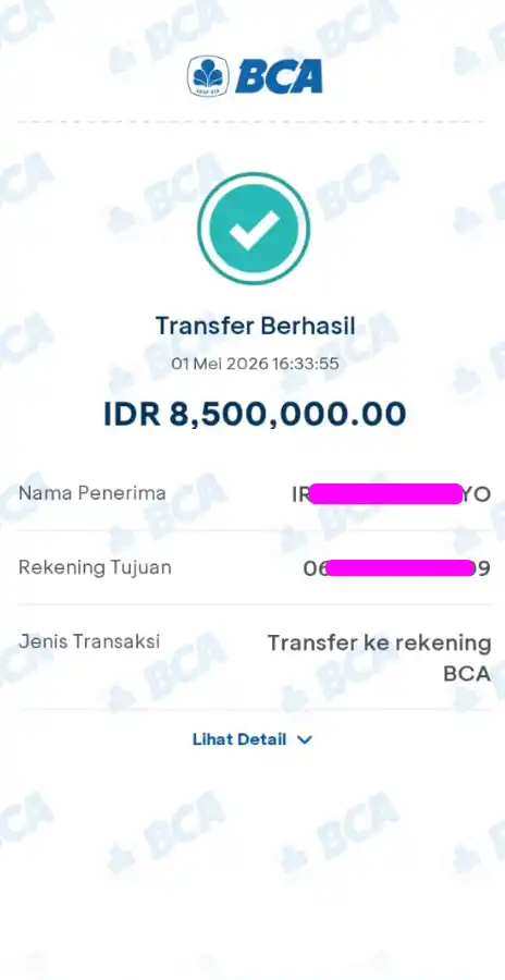 Bukti Transfer