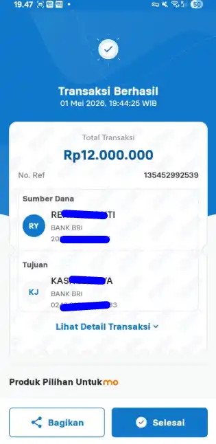 Bukti Transfer