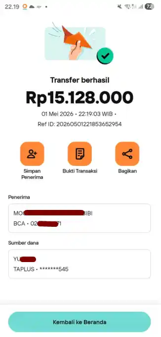 Bukti Transfer
