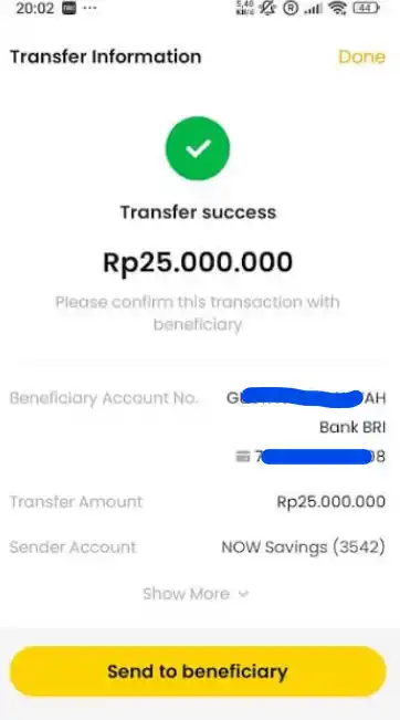 Bukti Transfer