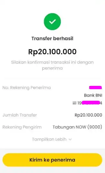 Bukti Transfer