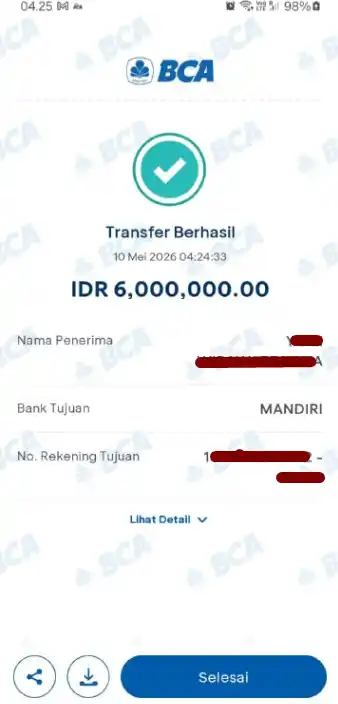 Bukti Transfer