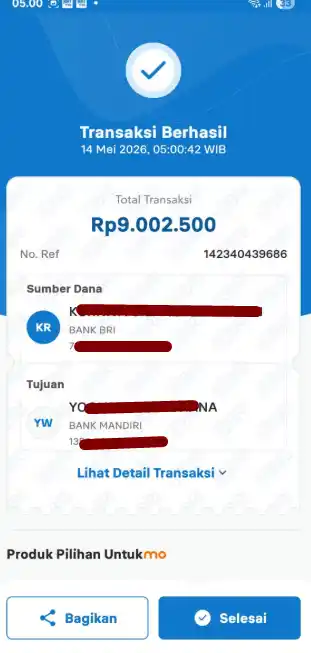 Bukti Transfer