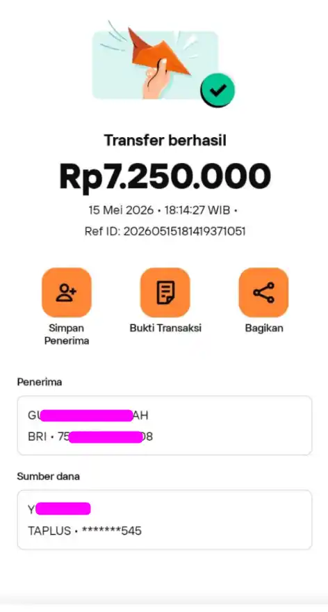 Bukti Transfer