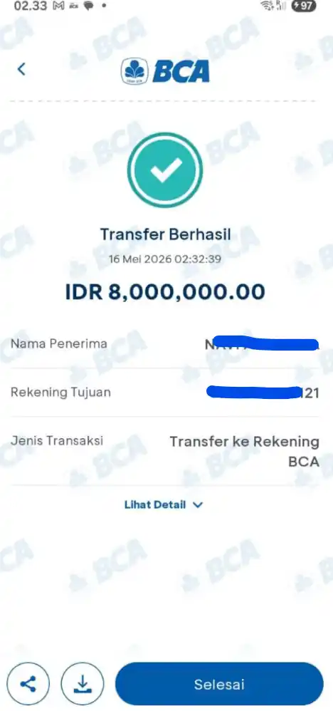 Bukti Transfer
