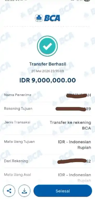 Bukti Transfer