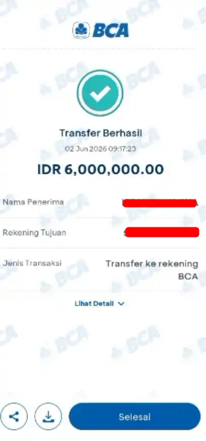 Bukti Transfer